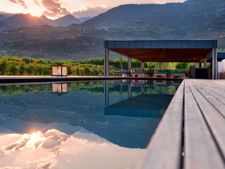Agrivivere Mountains Pool Luxury Agrivivere luxury design and romantic hotel in Toscana
