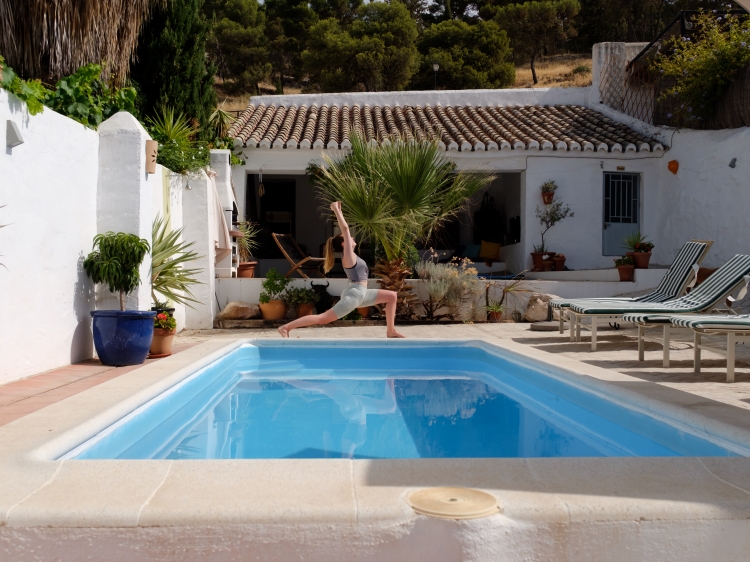 The pool terrace at Almohalla 51 hotel Malaga best romantic 