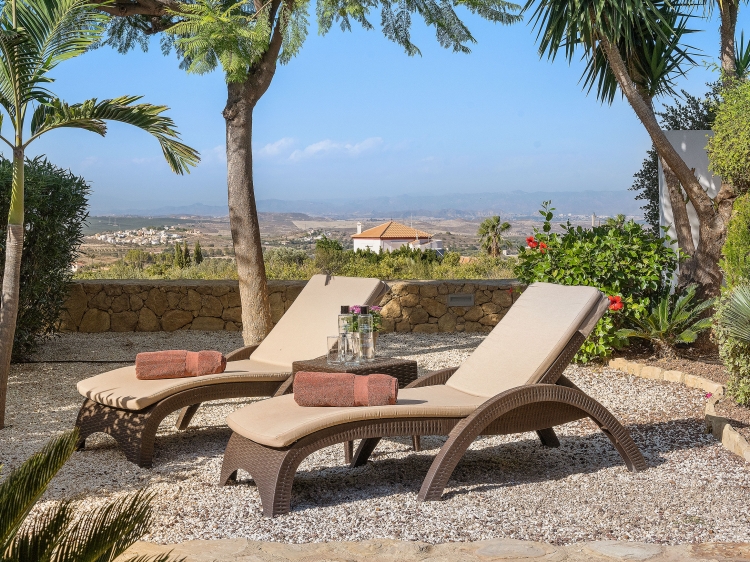 Vista exterior de Cortijo El Sarmiento. Férias em Mojácar, Almería. 