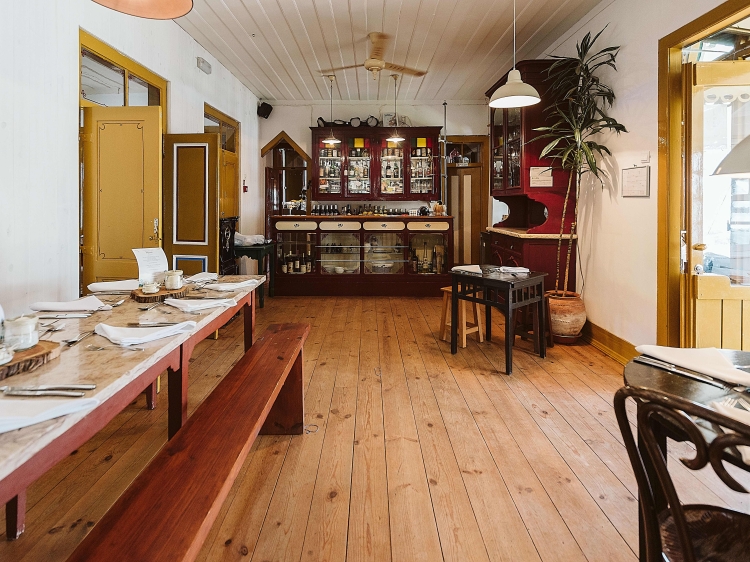Bar and dining area