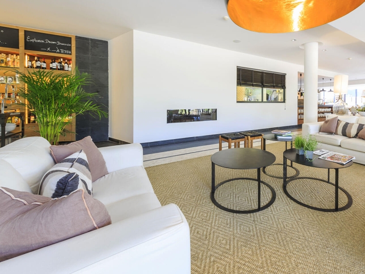 Living room Praia Verde Boutique Hotel luxury design hotel in algarve near the beach
