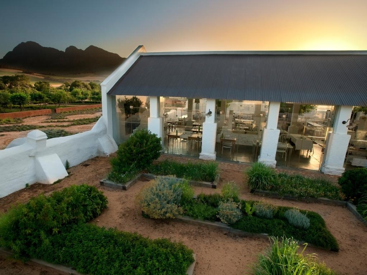 Luxurious and authentic Wellness oasis Babylonstoren in South Africa.