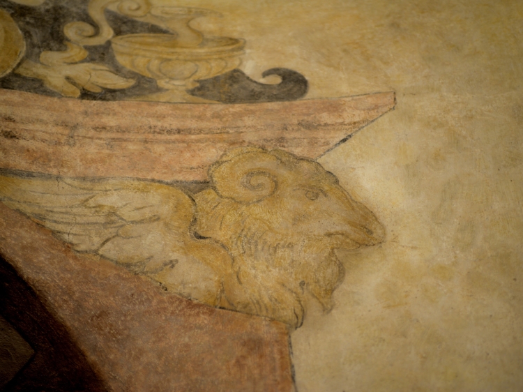 Wallpainting 17th century