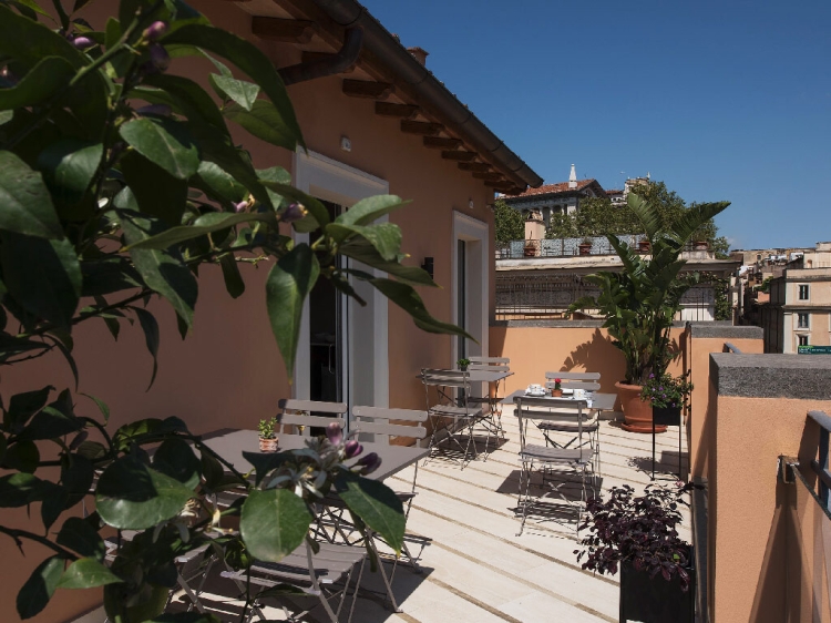 Palazzo Caruso - Barberini Mansion Hotel Rome terrace