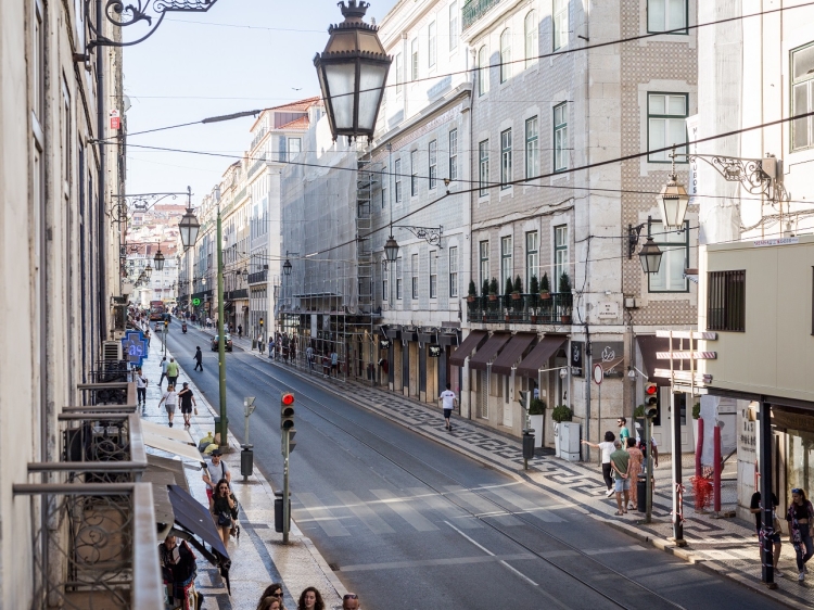 Architectural Apartment in Baixa Central Lisbon Historic Downtown Portugal 