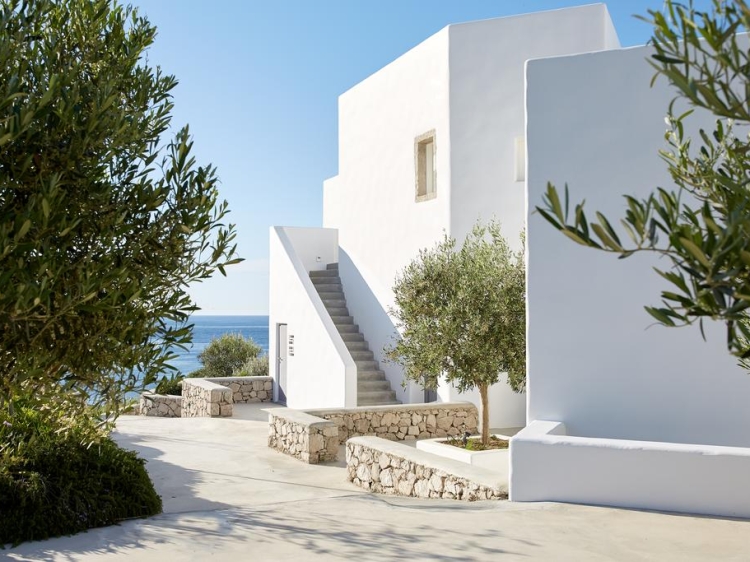 Milos Breeze Boutique Hotel Pollonia greek architecture 