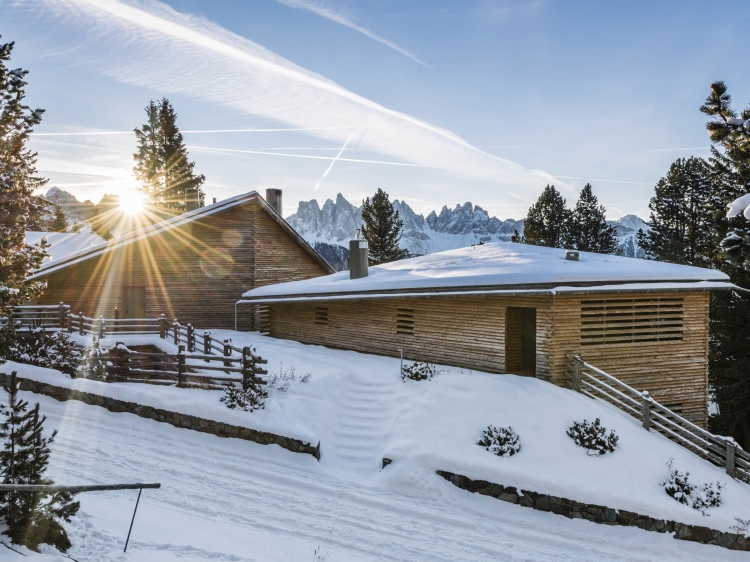 Stay at Odles Lodge Semperbau Italy lodge winter escape family vacation south tyrol 