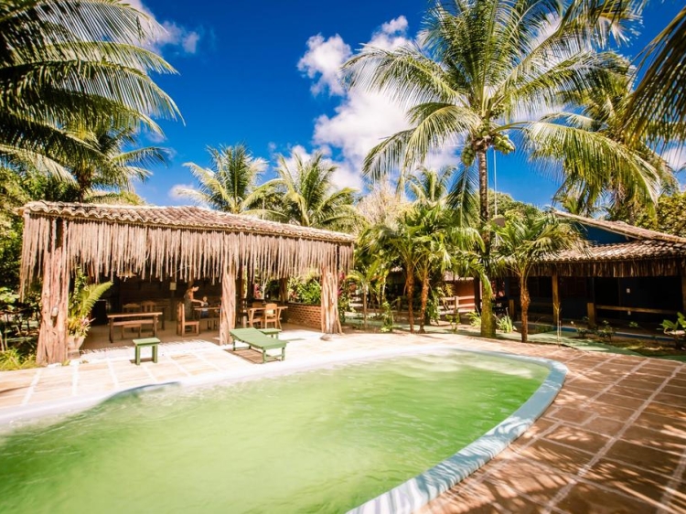 Na Villa dos Algodões Maraú Palm trees