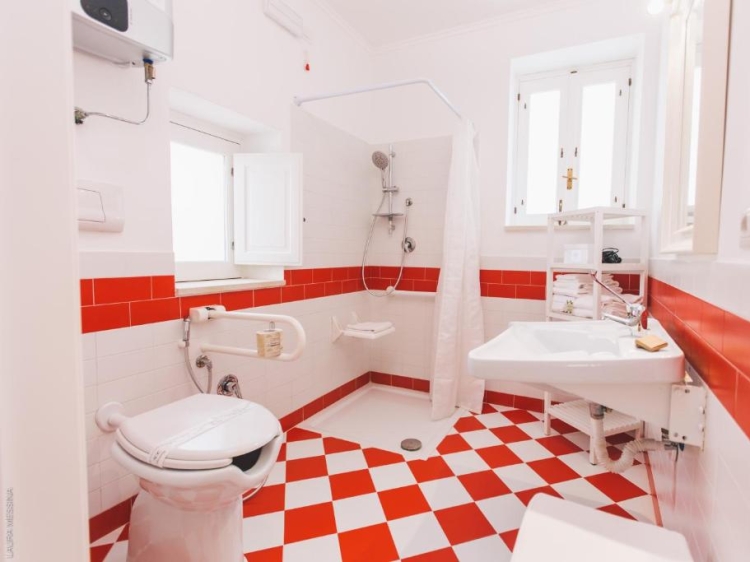 Casa de banho no Dimore delle Zagare Ortigia Siracusa, Sicília
