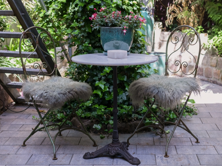 Private garden of the Garden Room 
