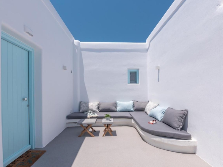 the villa of the blue Harpist Koufonisia hotel