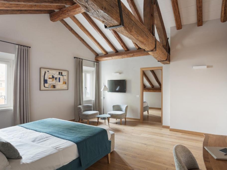 Quarto no hotel Relais Roncolo1888 em Emila Romana, Itália