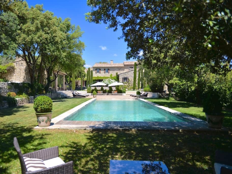 outside area pool garden, villa hautvallon, secretplaces