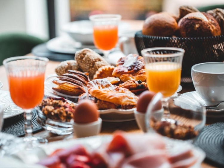 Breakfast at Absolute Bruges boutique hotel