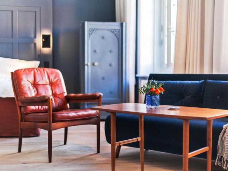Hotel boutique exclusivo. Hotel Die Reederin GmbH & Co. KG em Lübeck, Alemanha. Suites familiares. 