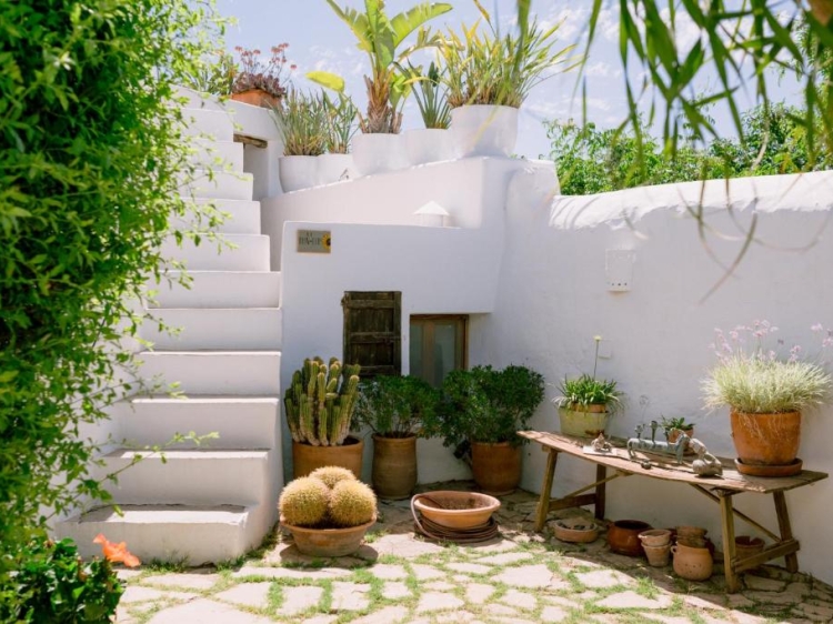 secretplaces garden vacation Ibiza countryside remote place nature Ibiza vacation Spain rustic style 