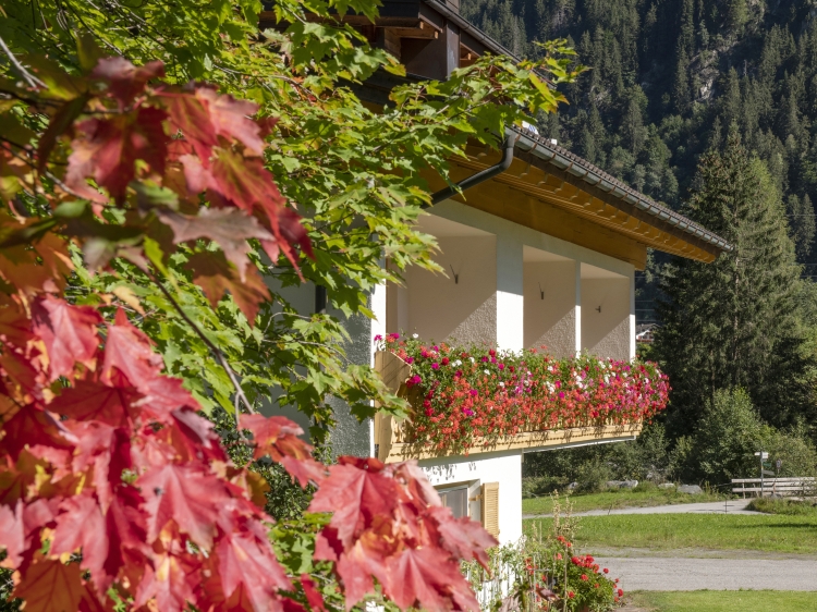 house summer Hotel Pension Rudolph Austria	Gaschurn