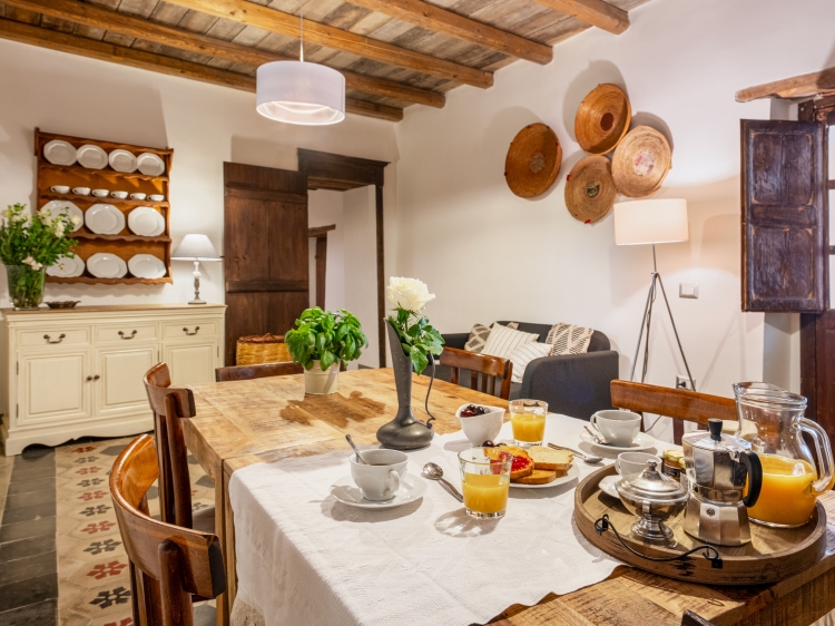 Rustic Dining Space, Bissantica, Sardinia, Secretplaces