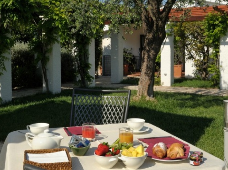 Breakfast in the garden