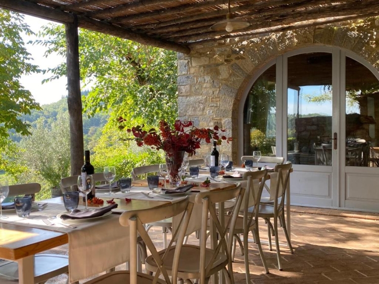 furnished Terrace Tregoline and Villa Tregole