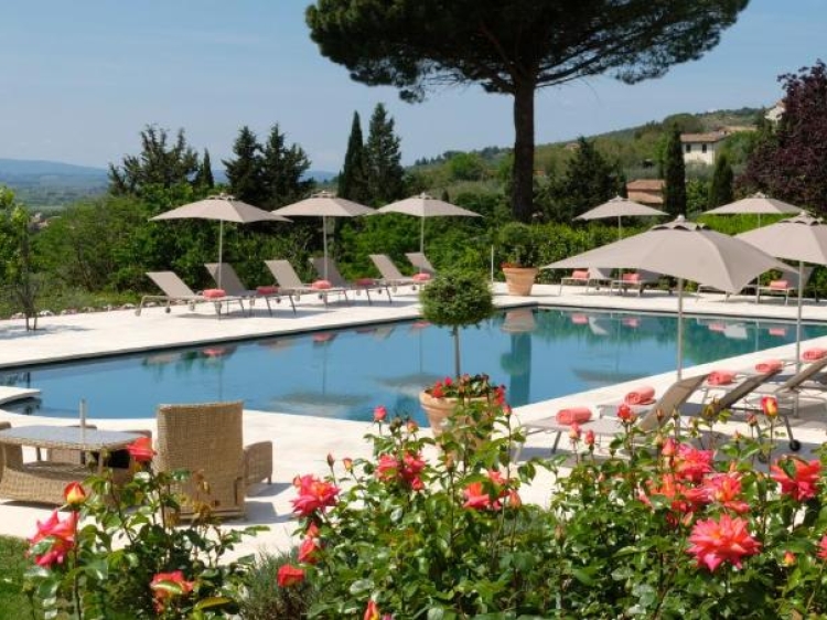 Il Falconiere luxus hotel in Cortona