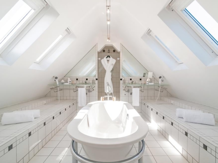 L'Agapa Beautiful Hotel Bathroom France Brittany Secretplaces