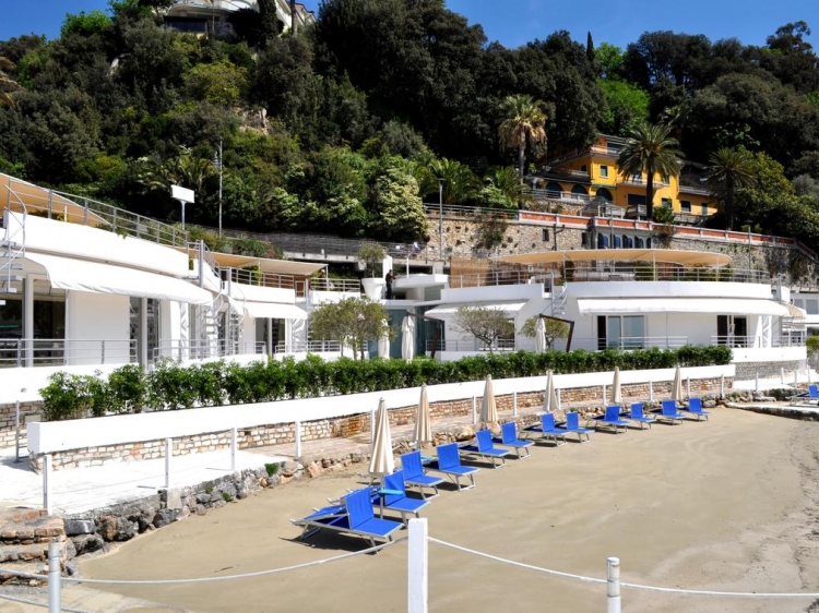 Hotel del Lido Clerici Liguria Hotel na praia vista mar