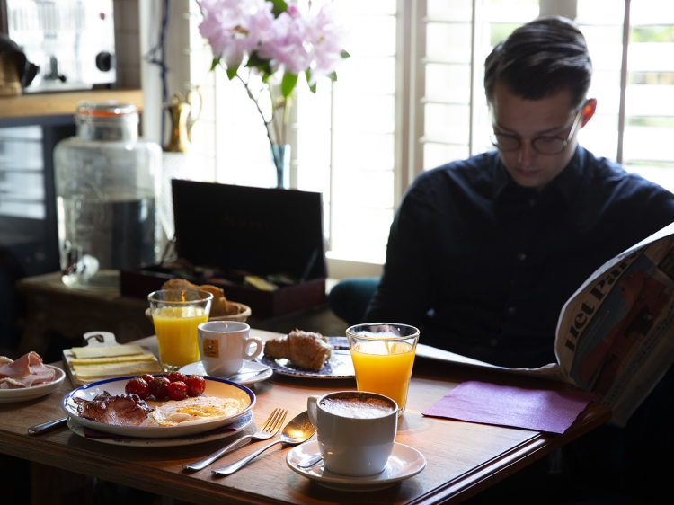 Freshly prepared breakfast always included with the reservation