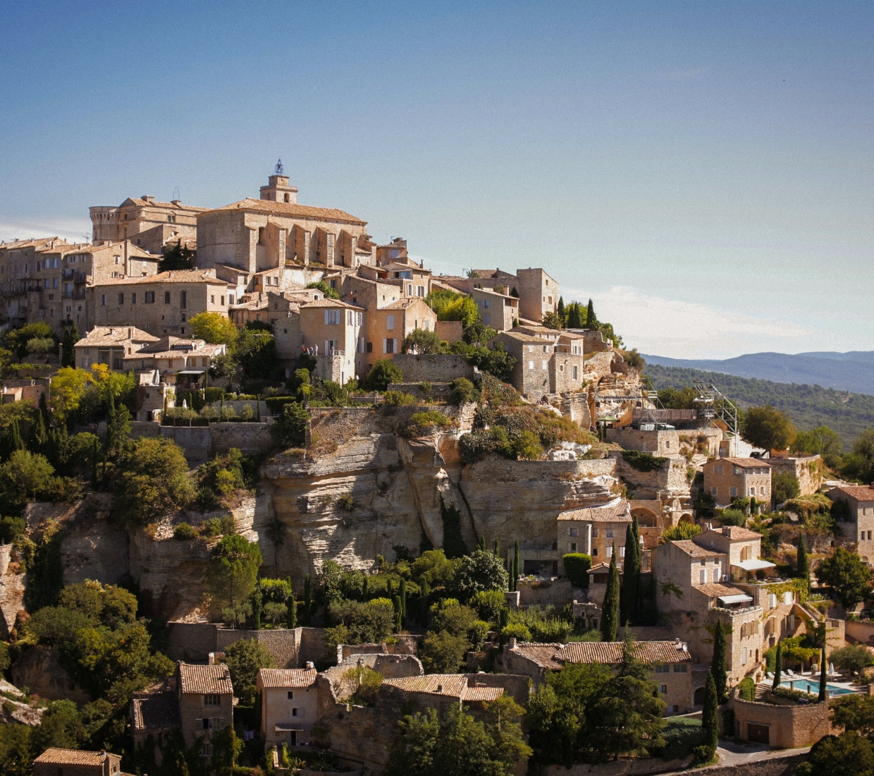 Hotéis boutique Gordes, hotéis de luxo e casas de férias Gordes