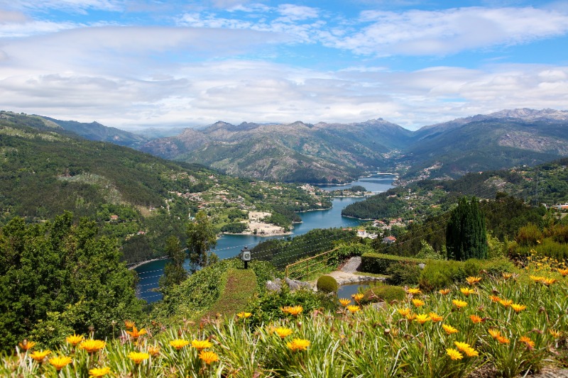 View over national park