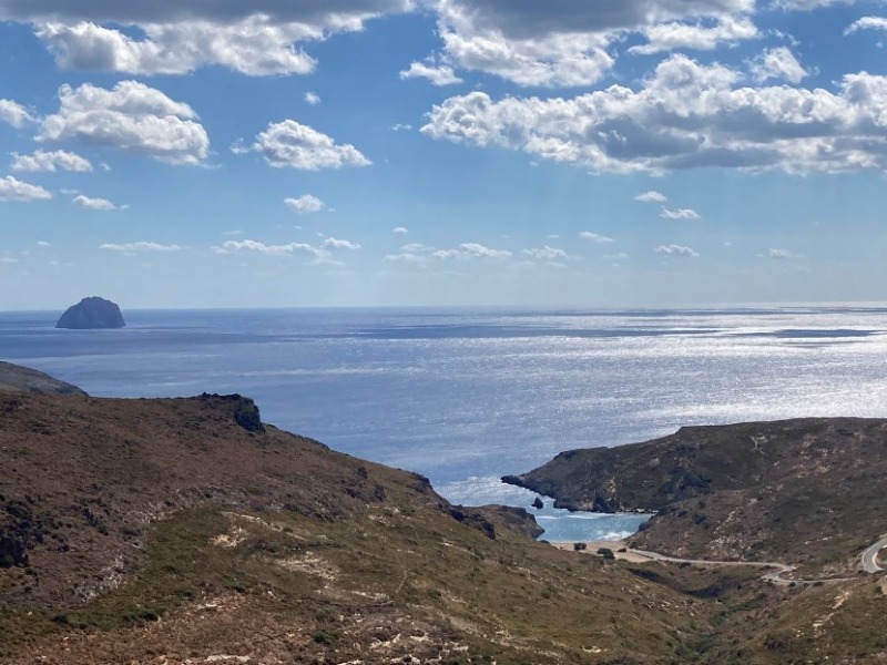 Melidoni beach on Kythira