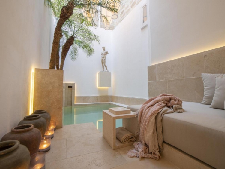 Indoor pool area