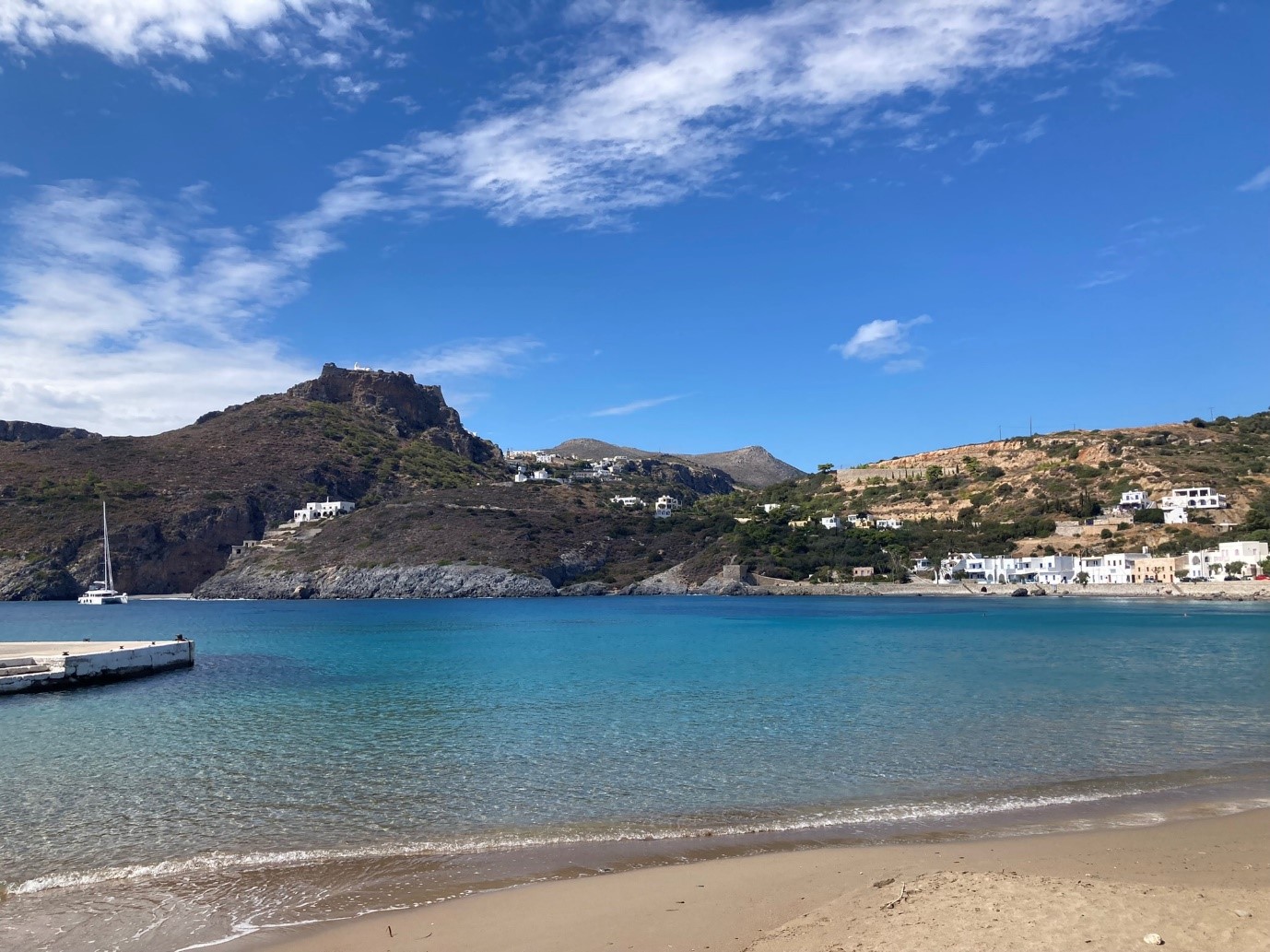 Kapsali beach on Kythira